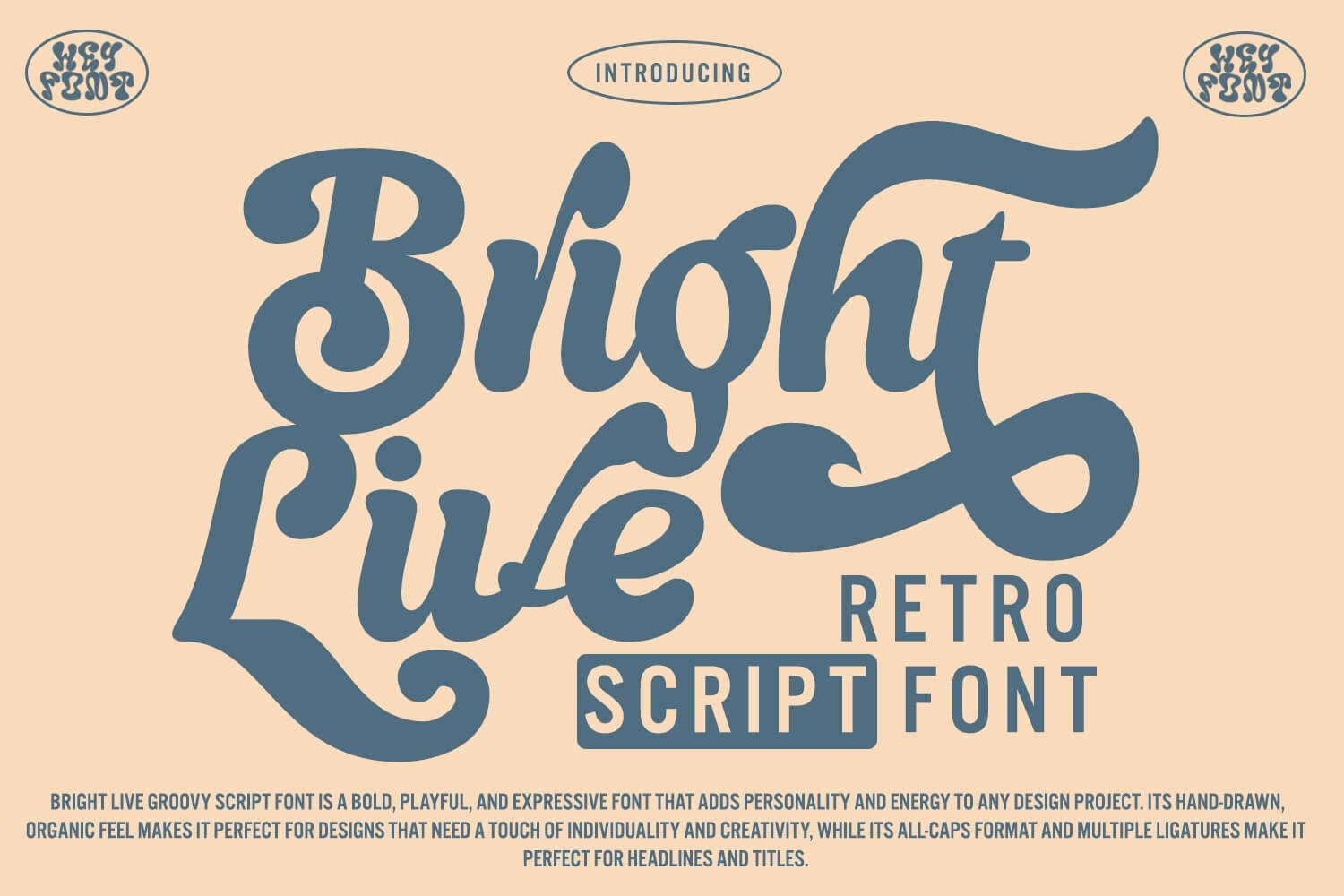 FREE | Mischief - Psychedelic Font - Heyfonts